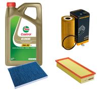 DENCKERMANN Controllo Set 5L CASTROL EDGE 5W-30 C3 Per VW Caddy II Kasten