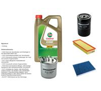 DENCKERMANN Controllo Set 5L CASTROL EDGE 5W-30 C3 Per VW Caddy II Kasten