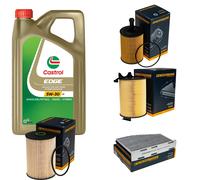 DENCKERMANN Controllo Set 5L CASTROL EDGE 5W-30 C3 Per VW Caddy III Kasten