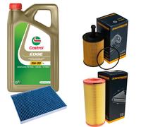 DENCKERMANN Controllo Set 5L CASTROL EDGE 5W-30 C3 Per VW Lupo 1.4 TDI