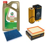 DENCKERMANN Controllo Set 5L CASTROL EDGE 5W-30 C3 Per VW Passat Variant 1.9