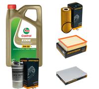DENCKERMANN Controllo Set 5L CASTROL EDGE 5W-30 C3 Per VW Passat Variant 1.9