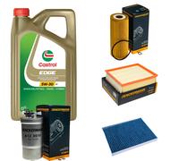 DENCKERMANN Controllo Set 5L CASTROL EDGE 5W-30 C3 Per VW Passat Variant 1.9