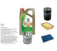 DENCKERMANN Controllo set 5L CASTROL EDGE 5W-30 C3 per VW Scatola Caddy II