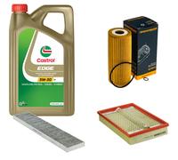 DENCKERMANN Controllo Set 5L CASTROL EDGE 5W-30 C3 Per VW Sharan 1.9 TDI