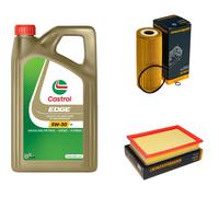 DENCKERMANN Controllo Set 5L CASTROL EDGE 5W-30 C3 Per VW Sharan 1.9 TDI