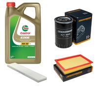 DENCKERMANN Controllo Set 5L CASTROL EDGE 5W-30 C3 Per VW Sharan 1.9 TDI