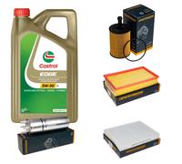 DENCKERMANN Controllo Set 5L CASTROL EDGE 5W-30 C3 Per VW Transporter V