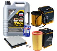DENCKERMANN Controllo Set 5L Liqui Moly 5W-40 Per Fiat Bravo II 1.4 T-Jet