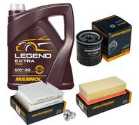 DENCKERMANN Controllo Set 5L MANNOL 0W-30 Per Citroën C3 III 1.2 VTi 82