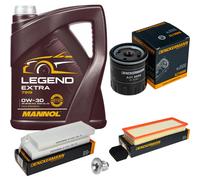 DENCKERMANN Controllo Set 5L MANNOL 0W-30 per Opel Grandland X 1.2 Combo