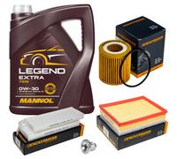 DENCKERMANN Controllo Set 5L MANNOL 0W-30 Per Opel Grandland X 1.5 Turbo D
