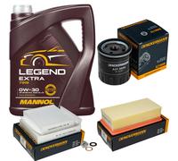 DENCKERMANN Controllo Set 5L MANNOL 0W-30 Per Peugeot 208 2008 I 1.2 VTi