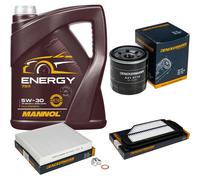 DENCKERMANN Controllo Set 5L MANNOL 5W-30 Per Chevrolet Spark 1.0 1.2