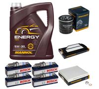 DENCKERMANN Controllo Set 5L MANNOL 5W-30 Per Chevrolet Spark 1.0 1.2