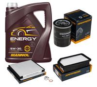 DENCKERMANN Controllo Set 5L MANNOL 5W-30 Per Hyundai i20 1.2