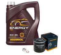 DENCKERMANN Controllo Set 5L MANNOL 5W-30 per Hyundai Tucson 1.6 GDi IX20