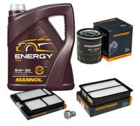 DENCKERMANN Controllo Set 5L MANNOL 5W-30 per Mazda CR19 2.0 1.8