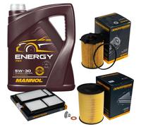 DENCKERMANN Controllo Set 5L MANNOL 5W-30 Per Mazda CW 1.6 CD