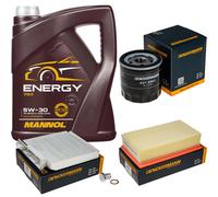 DENCKERMANN Controllo Set 5L MANNOL 5W-30 Per Nissan NV200 Kasten