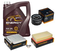 DENCKERMANN Controllo Set 5L MANNOL 5W-30 Per Renault Modus/Grand 1.6 1.4