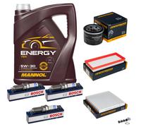 DENCKERMANN Controllo Set 5L MANNOL 5W-30 Per Smart Fortwo Cabrio 1.0