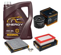 DENCKERMANN Controllo Set 5L MANNOL 5W-30 Per Smart Fortwo Coupe 1.0