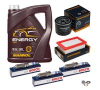 DENCKERMANN Controllo Set 5L MANNOL 5W-30 Per Smart Fortwo Coupe 1.0