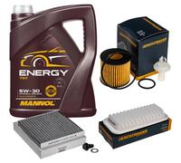 DENCKERMANN Controllo Set 5L MANNOL 5W-30 Per Subaru Justy IV