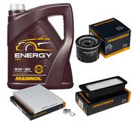 DENCKERMANN Controllo Set 5L MANNOL 5W-30 Per Suzuki Celerio 1.0