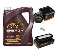 DENCKERMANN Controllo Set 5L MANNOL 5W-30 Per Suzuki Celerio 1.0