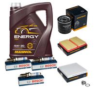 DENCKERMANN Controllo Set 5L MANNOL 5W-30 Per VW Golf VII 1.0 TSI