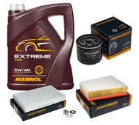 DENCKERMANN Controllo Set 5L MANNOL 5W-40 Per Renault Megane III Grandtour
