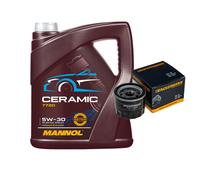 DENCKERMANN Controllo Set 5L MANNOL Ceramic 5W-30 Per Suzuki Ignis 1.2