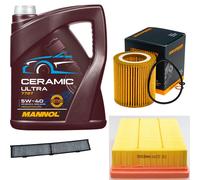 DENCKERMANN Controllo Set 5L MANNOL Ceramic 5W-40 Per BMW 3 Serie 328i xDrive