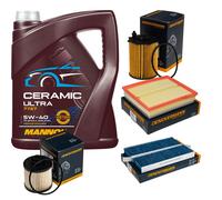DENCKERMANN Controllo Set 5L MANNOL Ceramic 5W-40 Per Citroën Berlingo