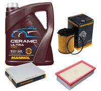 DENCKERMANN Controllo Set 5L MANNOL Ceramic 5W-40 Per Citroën C5 III Break