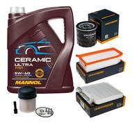 DENCKERMANN Controllo Set 5L MANNOL Ceramic 5W-40 Per Dacia Duster