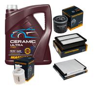 DENCKERMANN Controllo Set 5L MANNOL Ceramic 5W-40 Per KIA Ceed 1.6 T-GDi GT