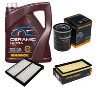 DENCKERMANN Controllo Set 5L MANNOL Ceramic 5W-40 Per Mitsubishi Mirage