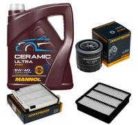 DENCKERMANN Controllo Set 5L MANNOL Ceramic 5W-40 Per Mitsubishi Outlander I