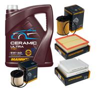 DENCKERMANN Controllo Set 5L MANNOL Ceramic 5W-40 Per Peugeot 208