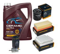 DENCKERMANN Controllo Set 5L MANNOL Ceramic 5W-40 Per Peugeot 208 Citroën C3