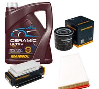 DENCKERMANN Controllo Set 5L MANNOL Ceramic 5W-40 Per Renault Kangoo Be Bop