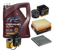 DENCKERMANN Controllo Set 5L MANNOL Ceramic 5W-40 Per Renault Laguna II