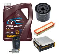 DENCKERMANN Controllo Set 5L MANNOL Ceramic 5W-40 Per Renault Twingo II 1.2