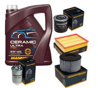 DENCKERMANN Controllo Set 5L MANNOL Ceramic 5W-40 Per VW Transporter IV