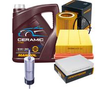 Denckermann Controllo Set 5L mannol Ceramica 5W-30 per BMW 4 Coupé 420i