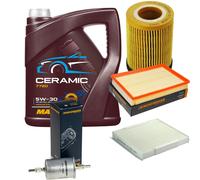 Denckermann Controllo Set 5L mannol Ceramica 5W-30 per IN Legno Per Opel Meriva
