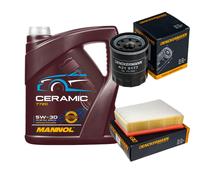 Denckermann Controllo Set 5L mannol Ceramica 5W-30 per Legno Renault Fluence